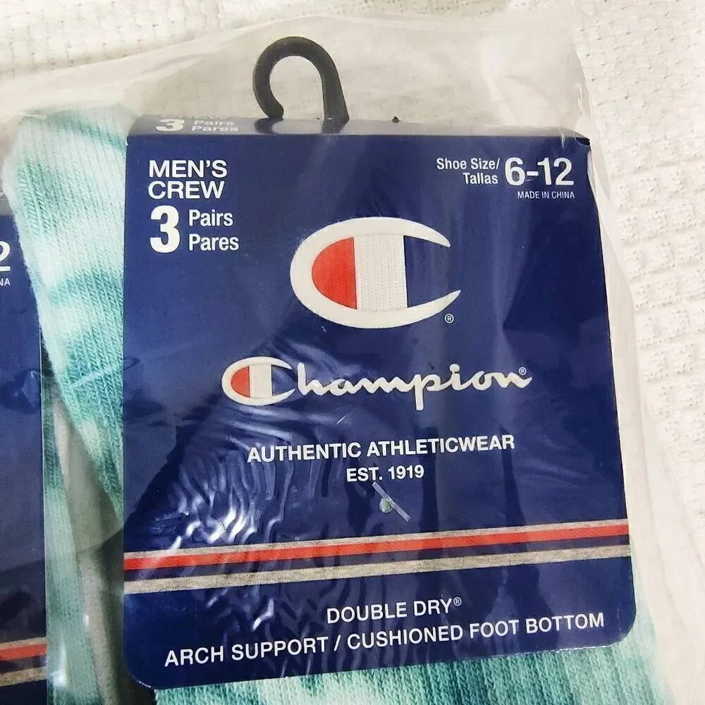 Champion Tie Dye Crew Socks -S